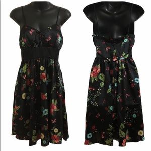 Black Floral Dress